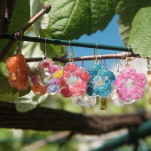 Pendientes florecillas de paniculata