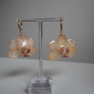 Pendientes Orquídea Mediana