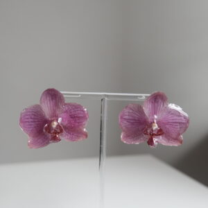 Pendientes Orquídea Mediana