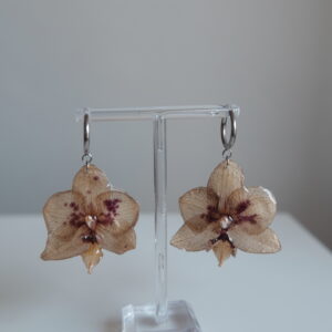 Pendientes Orquídea Mediana