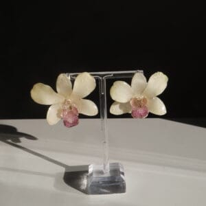 Pendientes Orquídea Dendrobium