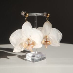 Pendientes Orquídea Grande