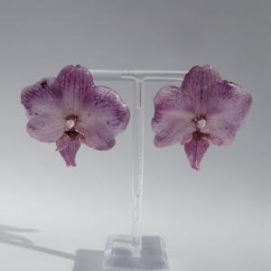 Pendientes Orquídea