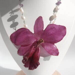 Collar Orquídea Cattleya